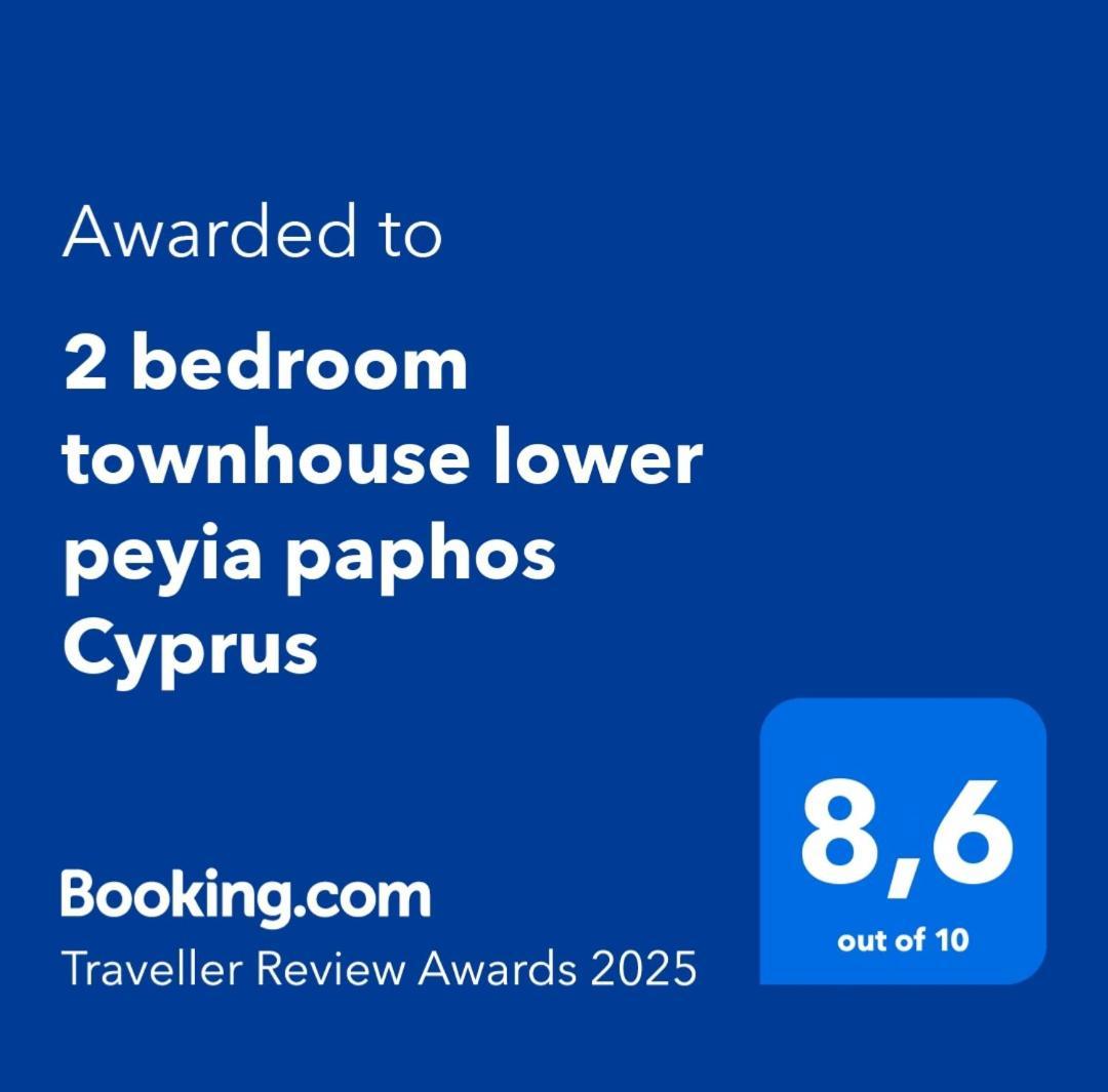2 Bedroom Townhouse Lower Peyia Paphos Cyprus Екстер'єр фото